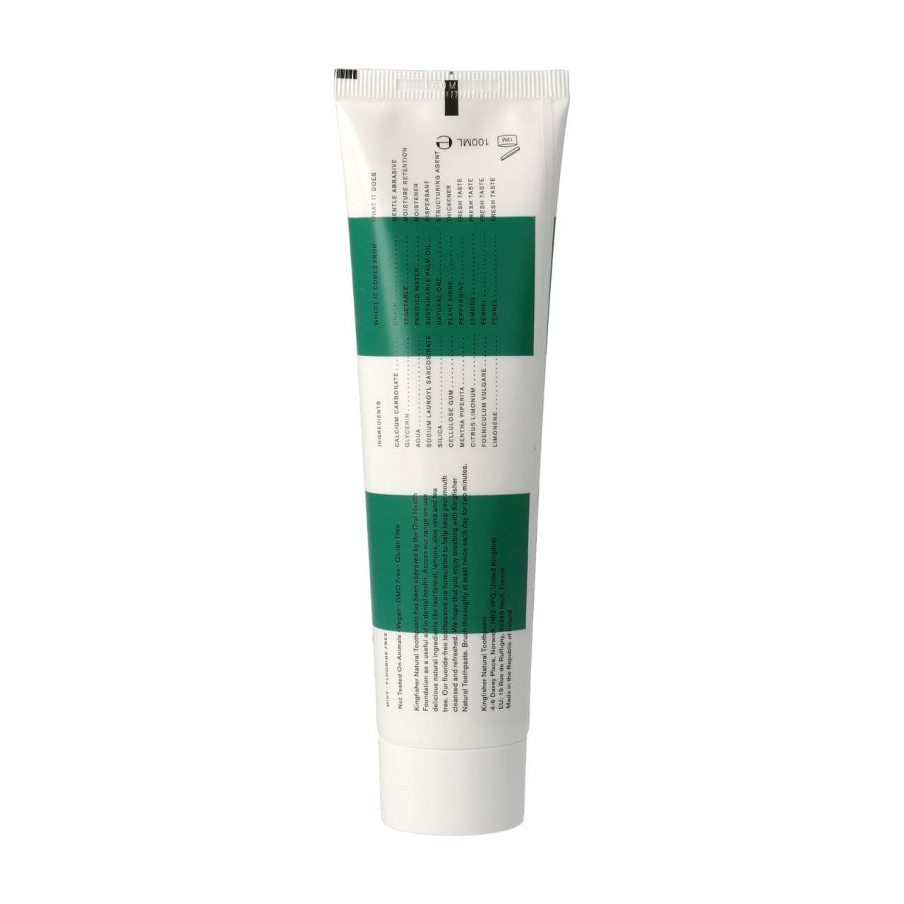 kingfisher Kingfisher Natural Toothpaste Mint Zeitbegrenzte Promotion