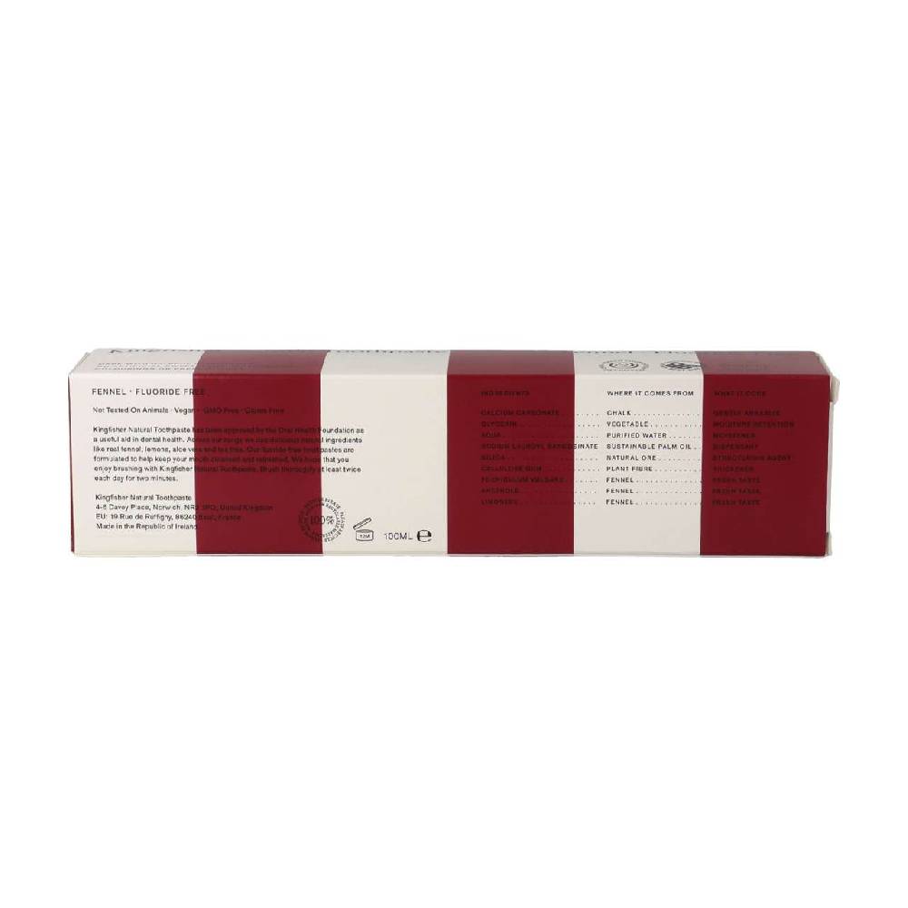 kingfisher KIngfisher Natural Toothpaste Fennel Kostenloser Versand