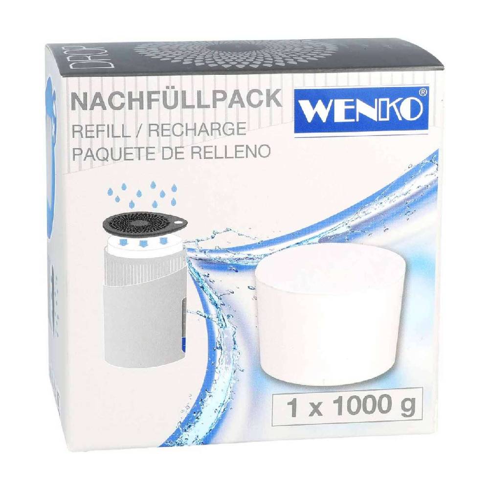 wenko Dehumidifier salt - 1 kg refill for the salt dehumidifier Drop