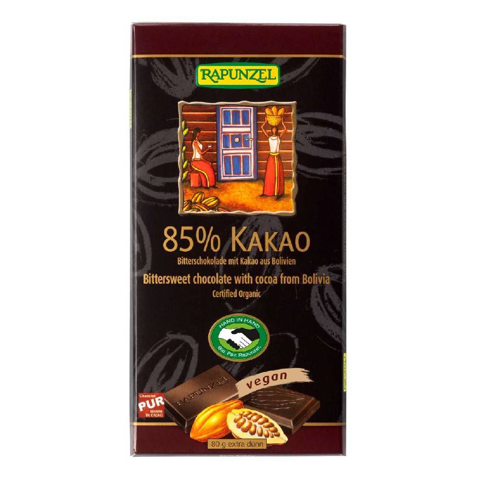 rapunzel Dark Chocolate (85% Cocoa)