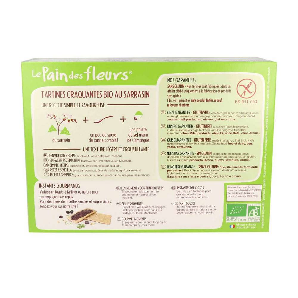 blumenbrot Flower bread buckwheat crispbread in the favourable bulk package Verkauf