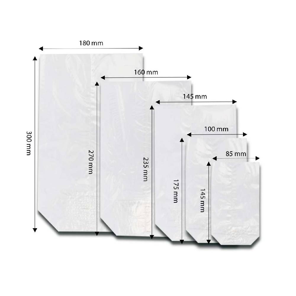 purenature Cellophane biodegradable cellophane bottom bag, 100 pieces VIP-Rabatte