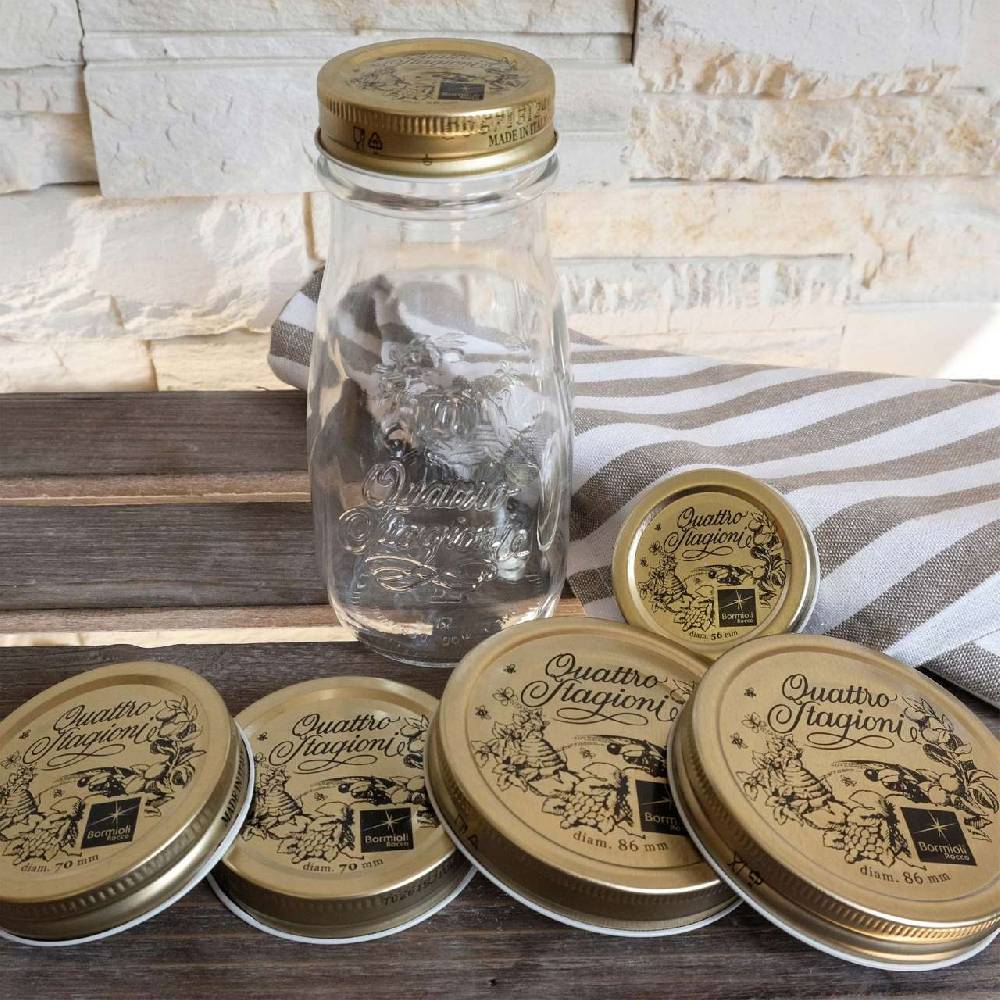 quattro-stagioni Spare Bottle and Glass Jar Lids for Quattro Stagioni in 3 Sizes Tiefpreis
