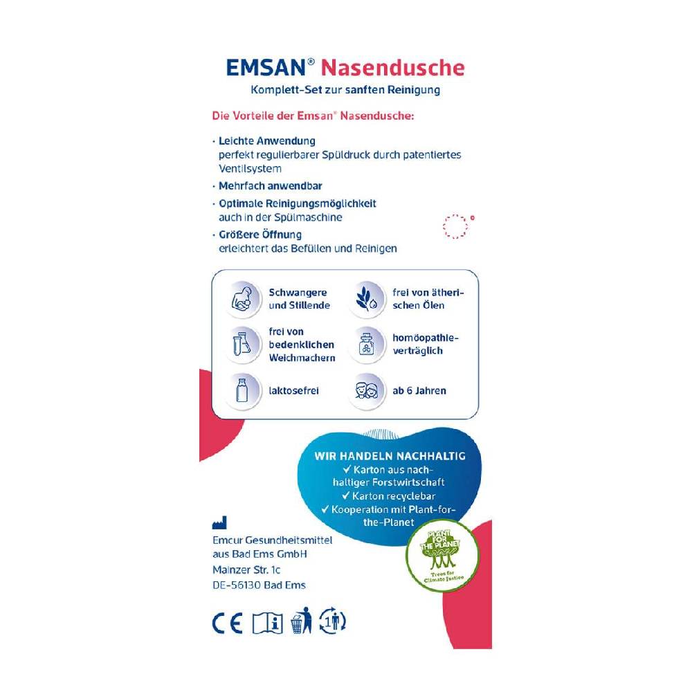 emsan Emcur ® Nasal Douche (Complete Set) Neueste Stile