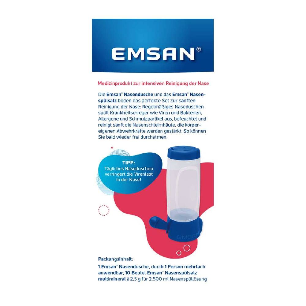 emsan Emcur ® Nasal Douche (Complete Set) Neueste Stile
