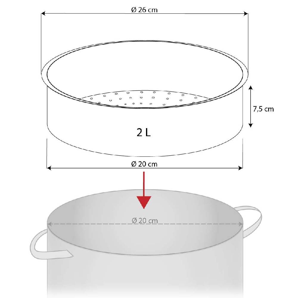 purenature Pyrex steaming/steaming glass insert Bis zu 55% Rabatt