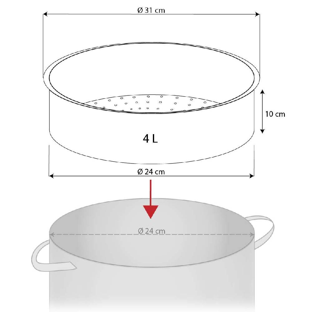 purenature Pyrex steaming/steaming glass insert Bis zu 55% Rabatt