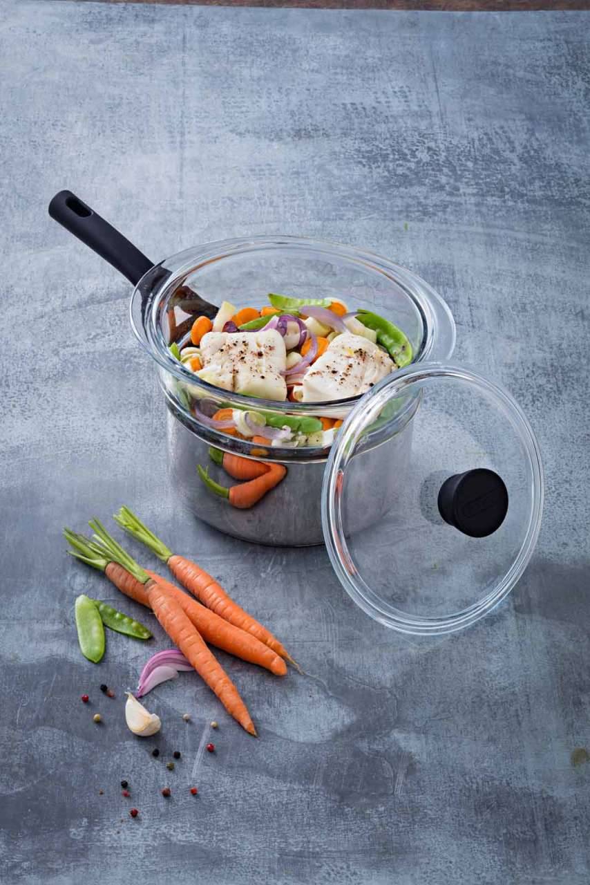 purenature Pyrex steaming/steaming glass insert Bis zu 55% Rabatt