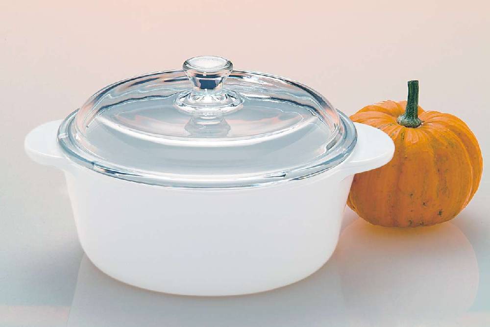 corningware White Corningware Casserole Dish with Lid & capacity of 0.8L Super Rabatt