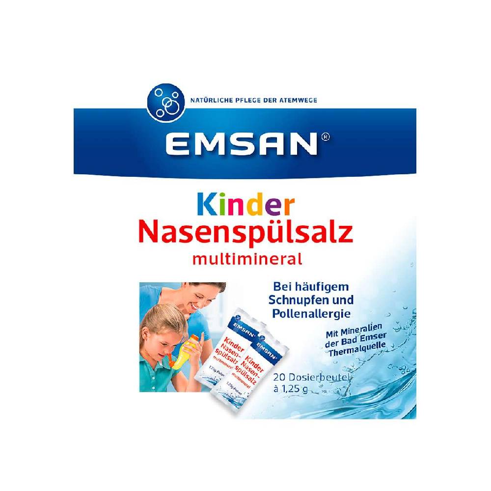 emsan Emsan Mineral Nasal Saline Rinse for Children - 20 Sachets Kostenloser Versand international