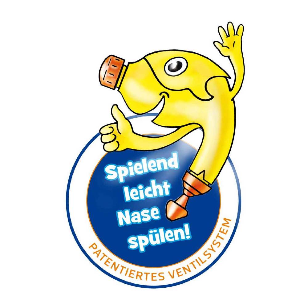emsan Emcur Nose Flush for Children & 10 Sachets of Mineral Salt Auslauf