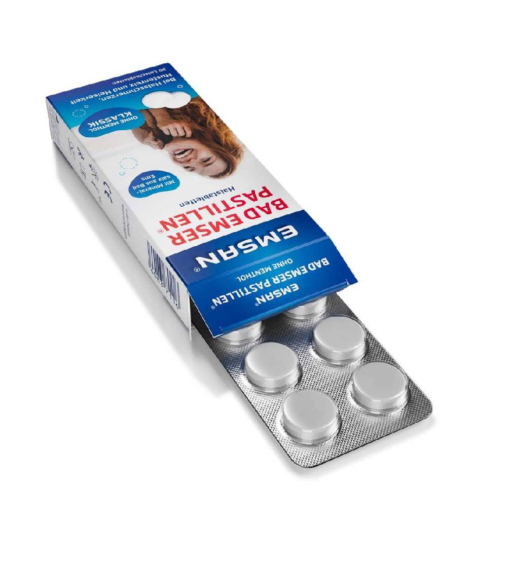 emsan Emcur ® Bad Emser Pastilles without Menthol Fabrikverkauf