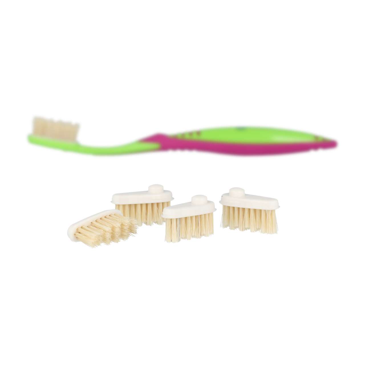 purenature Natural Bristle Replaceable Toothbrush Heads 3 pcs Set Sonderangebot der Fabrik