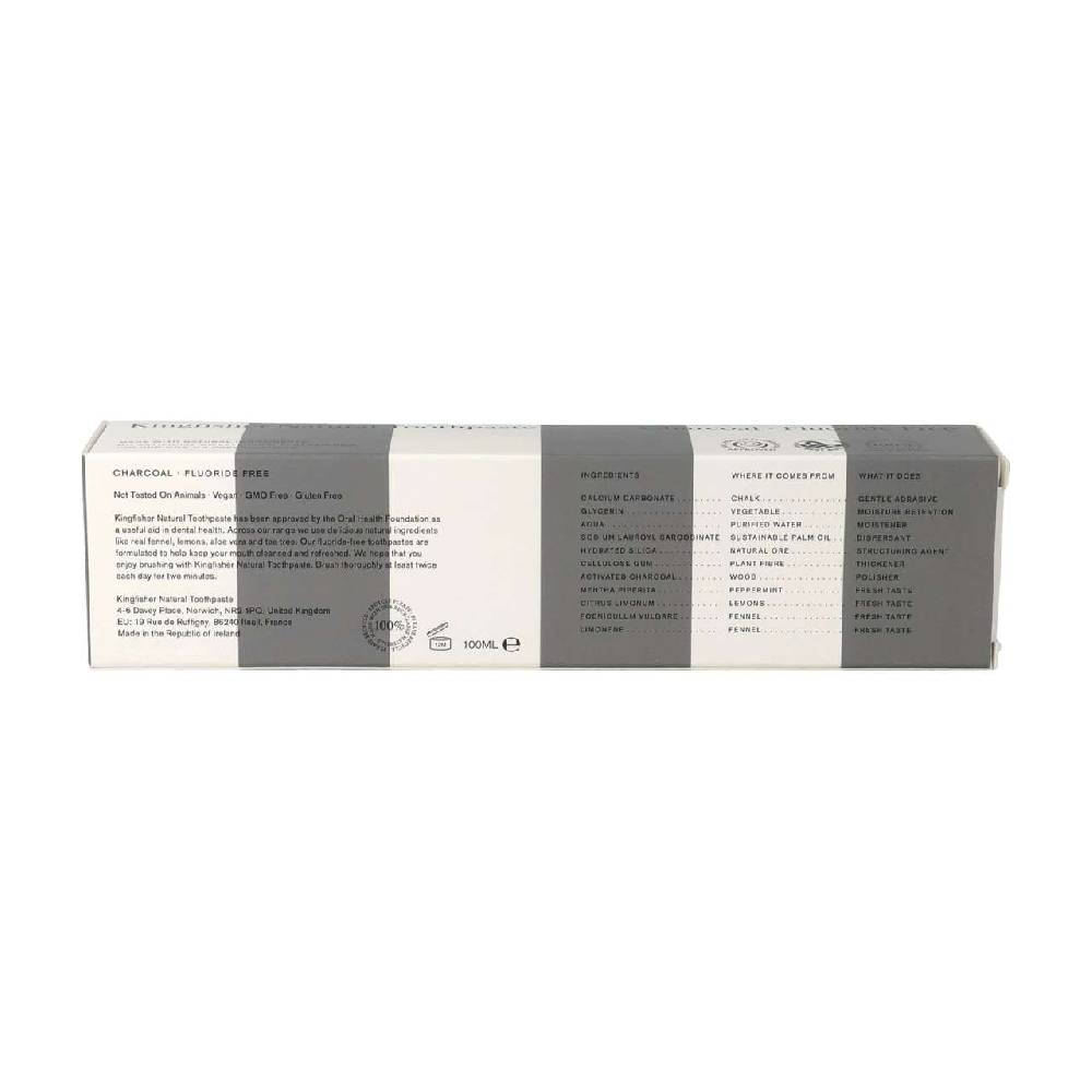 kingfisher Kingfisher toothpaste with activated carbon natural whitening effect, fluoride Black Friday Preise