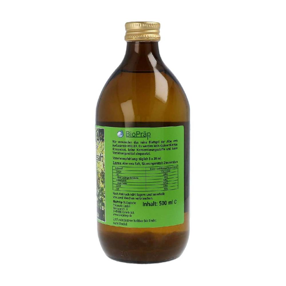 biopraep Aloe Vera Juice (certified organic) Günstiger Verkauf