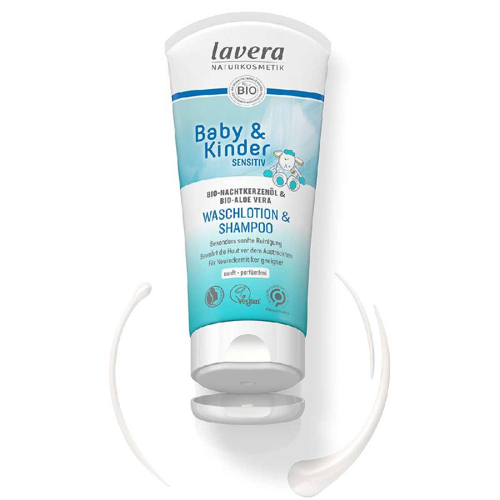 lavera Lavera Organic Children Shampoo & Body Wash - with Aloe Vera Günstig kaufen