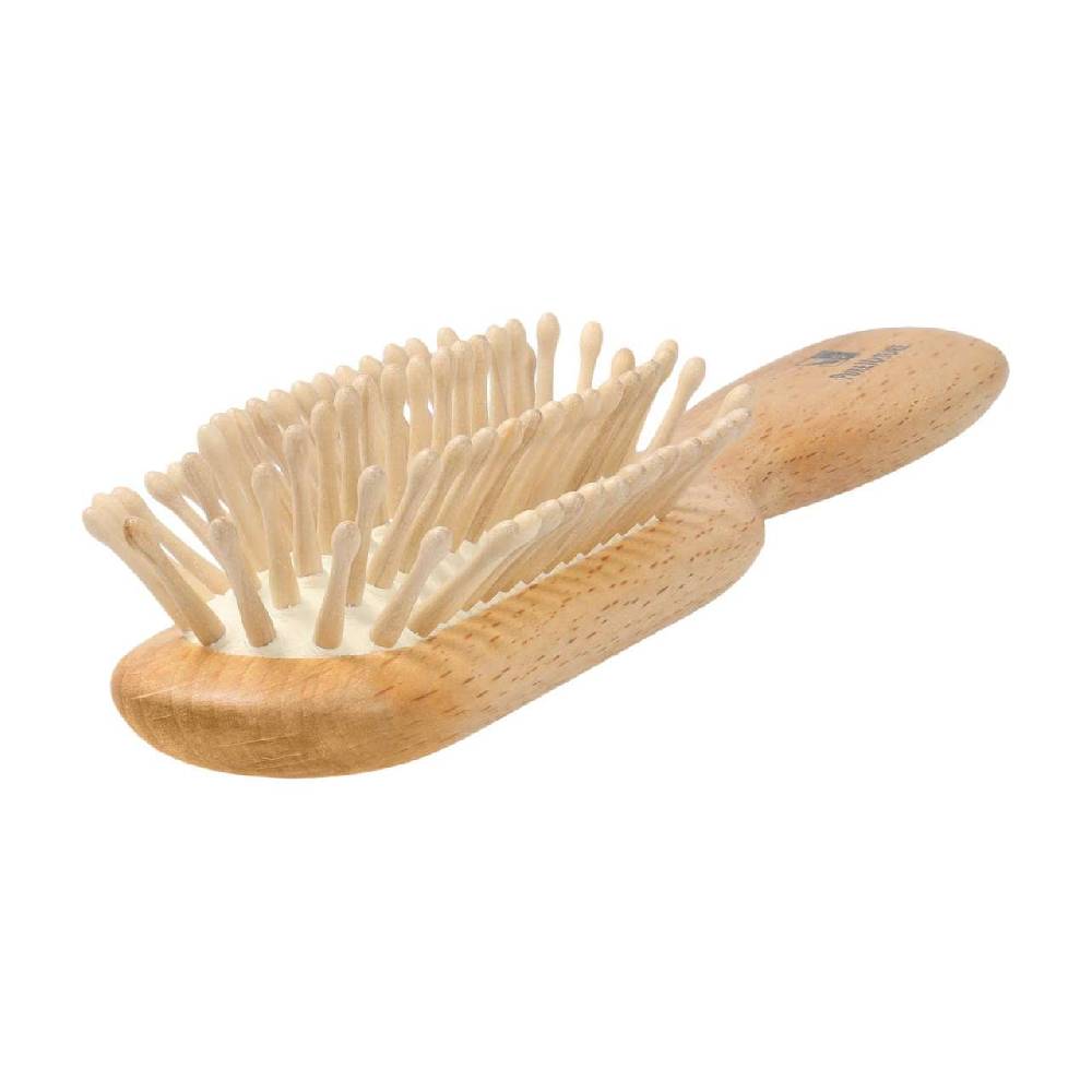 purenature Hairbrush With Rounded Off Wooden Knobs Online Outlet