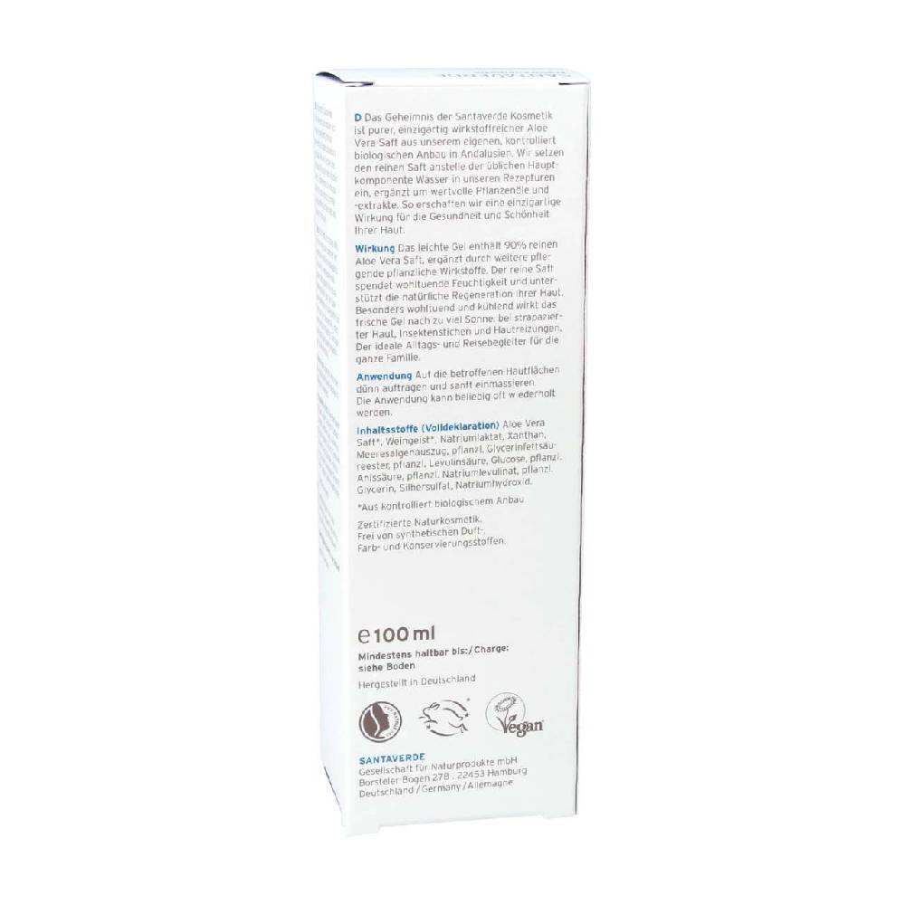 santaverde Santa Verde Pure Aloe Vera Gel (fragrance-free) Exklusive Angebote