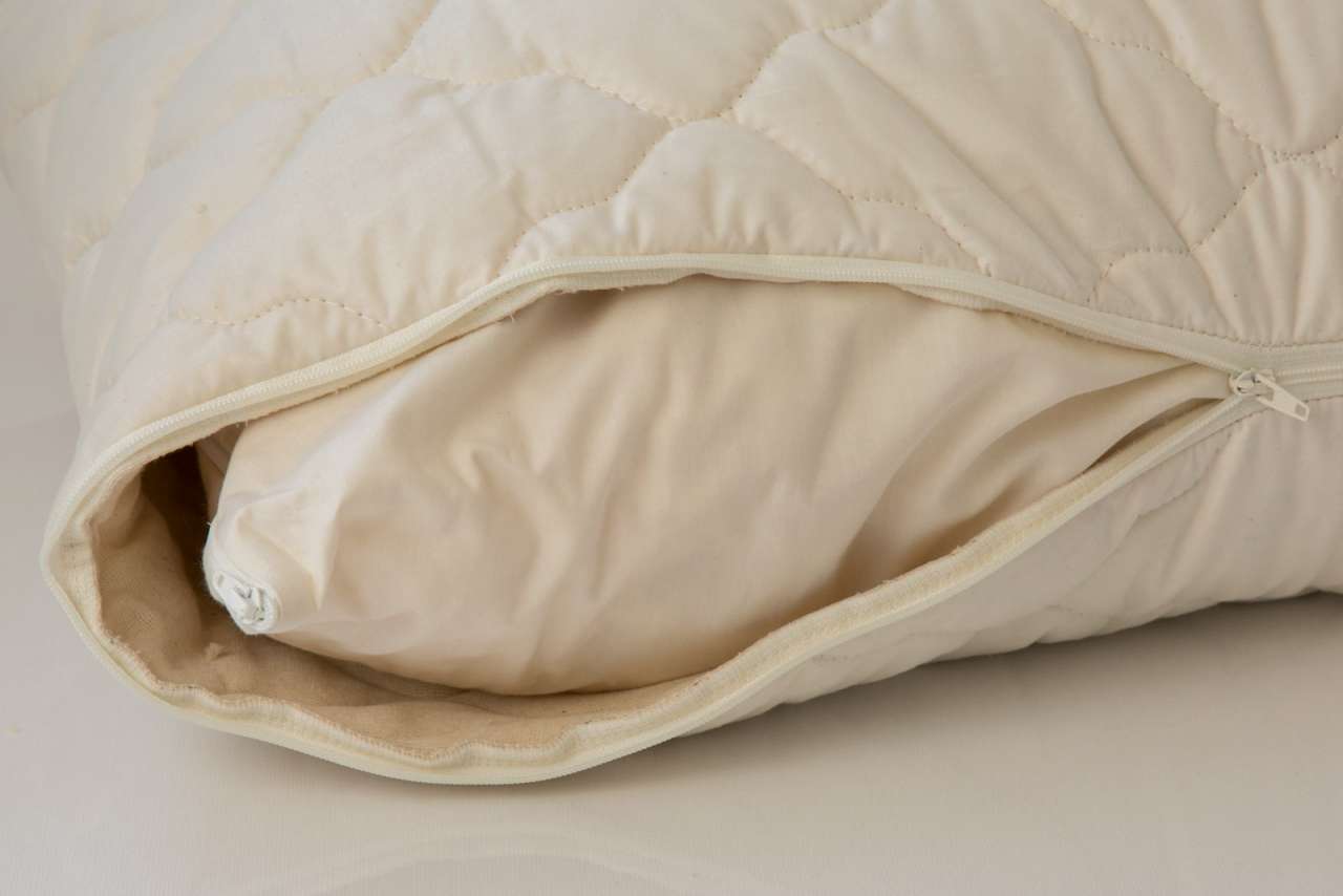 purenature PureNature latex flock pillow with quilted organic cotton cover Bestseller