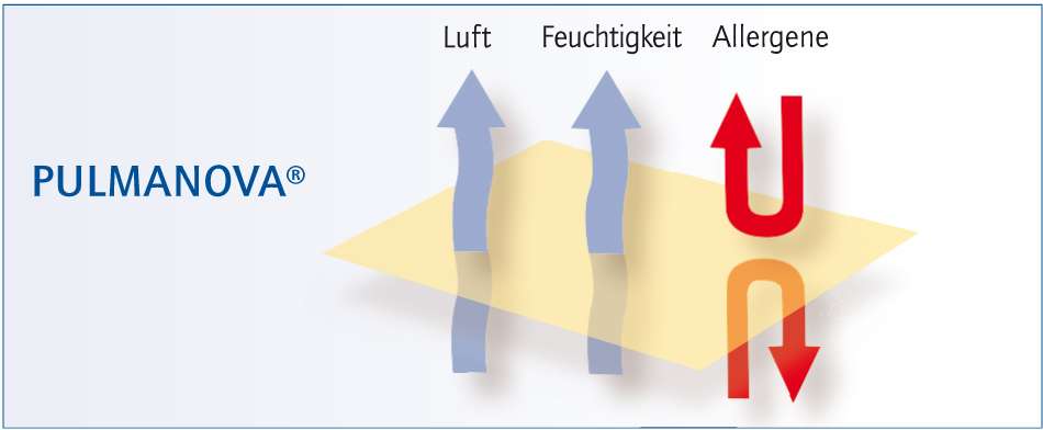 pulmanova Anti-allergic Travel Sheet 160x260 cm Sonderangebote