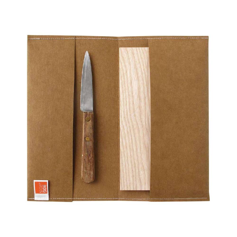 side-by-side Side by Side Outdoor Cutting board in case, brown Nur für heute