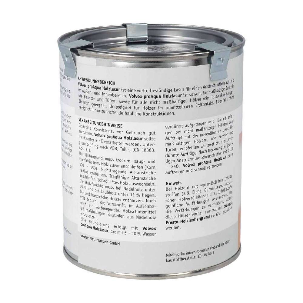 volvox Wood Varnish proAqua (transparent) Bis zu 55% Rabatt