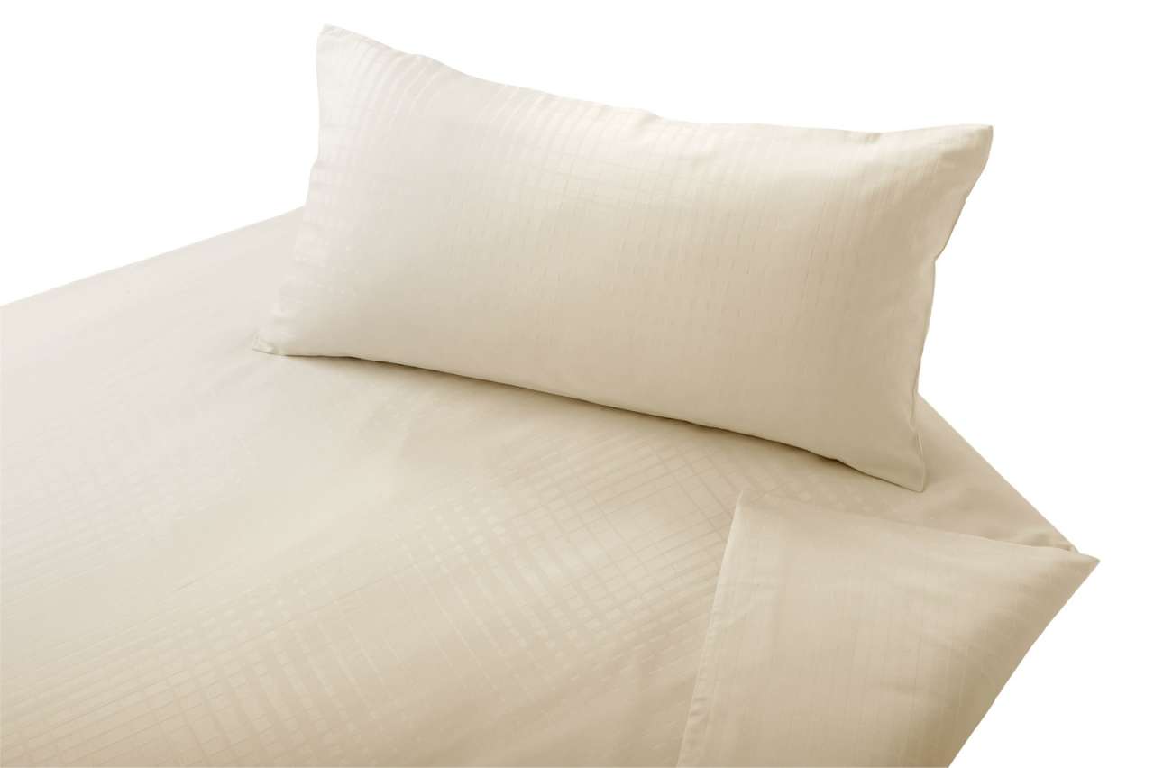 cotonea Plain Damask Bed Linen by Cotonea