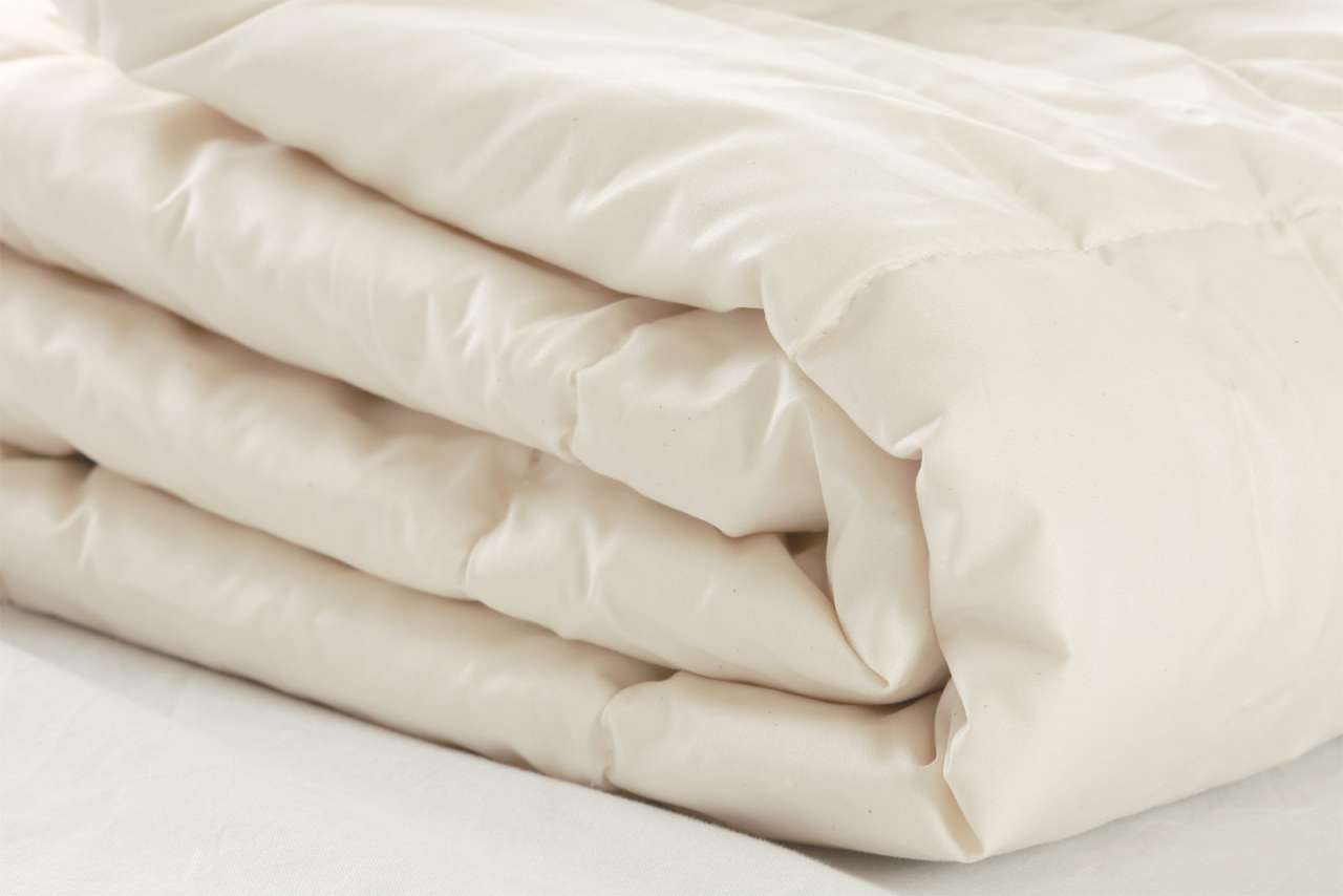 purenature Light summer duvet cotton / linen cools comfortably, washable Flash Sale