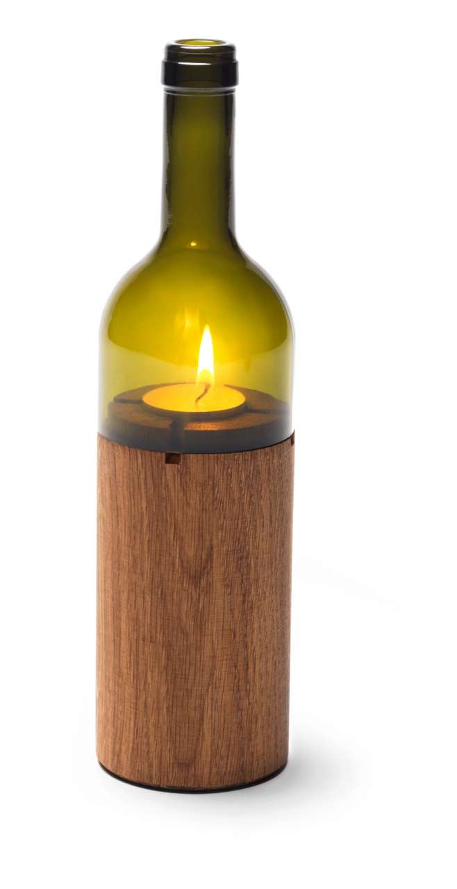 side-by-side Bottle Light, green Kostenlose Rückgabe