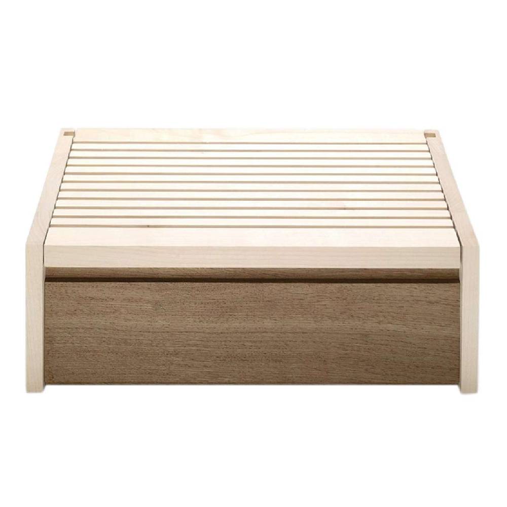 side-by-side Wooden Bread Bin Letzte 2 Tage