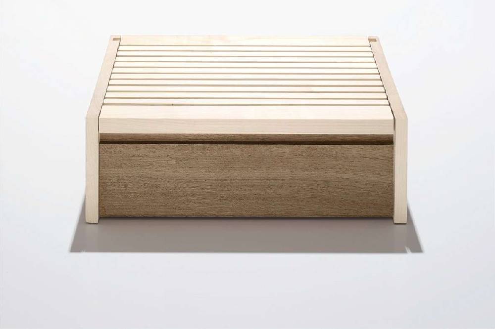 side-by-side Wooden Bread Bin Letzte 2 Tage