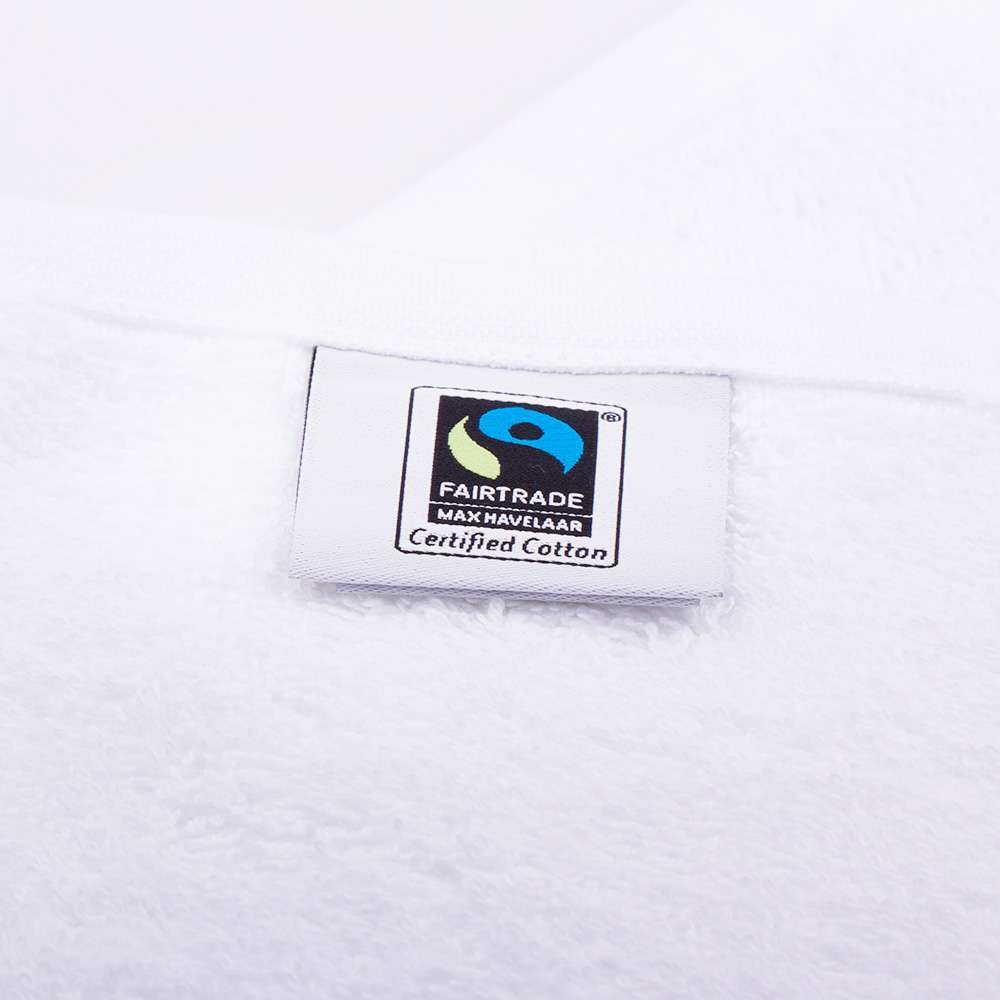 purenature Terry cloth hand towel 50x100 cm white, made from organic cotton Super Rabatt
