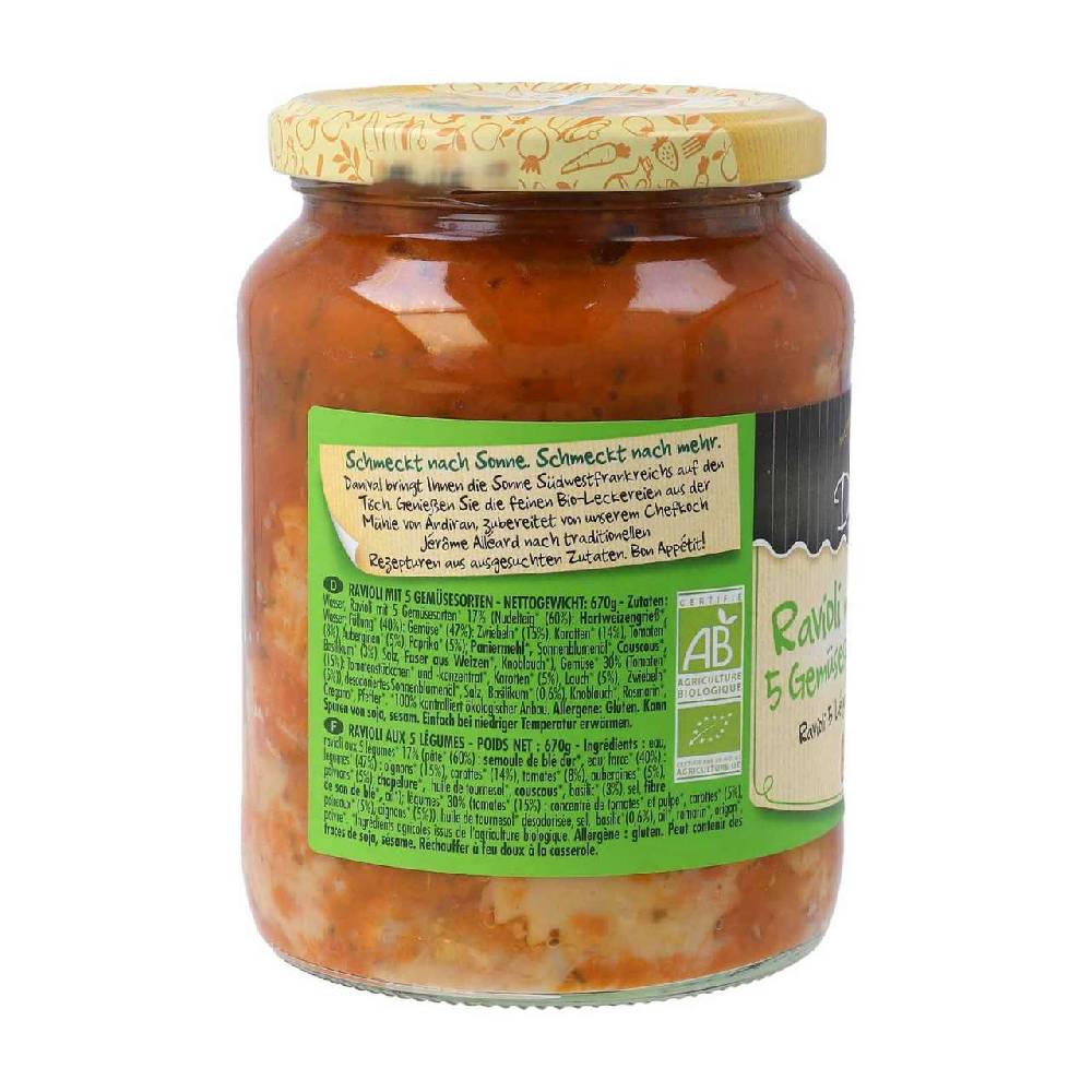 danival Ravioli With Vegetables Online Shopping