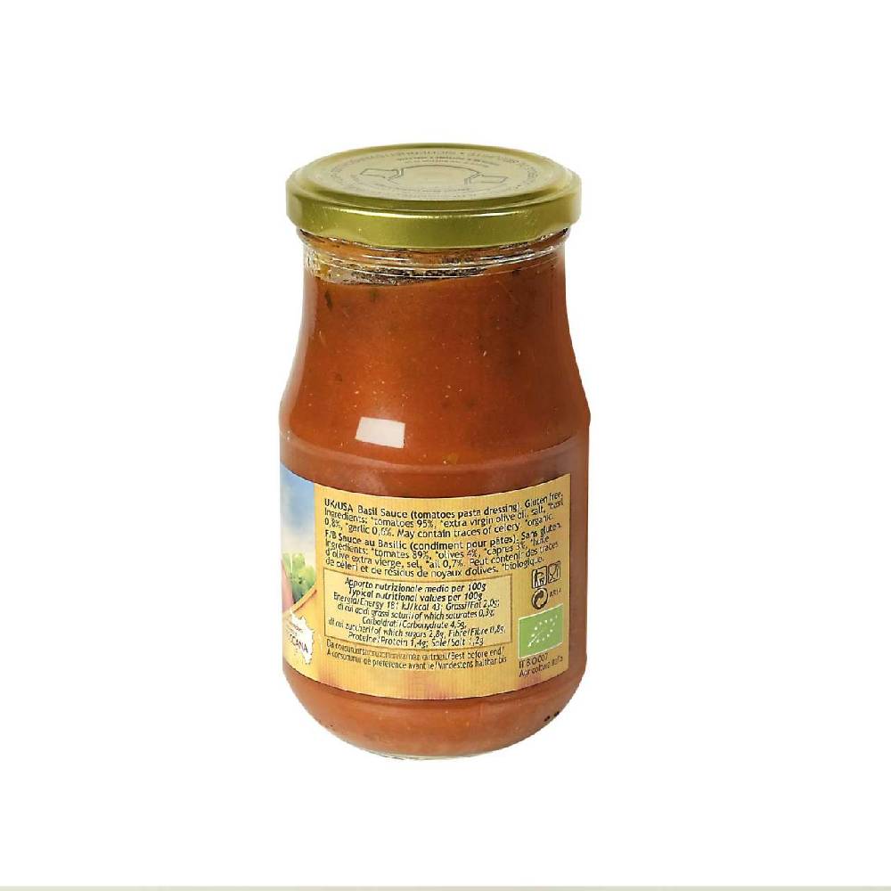 natura-toscana Organic tomato sauce with basil for delicious pasta or pizza Riesige Ersparnisse
