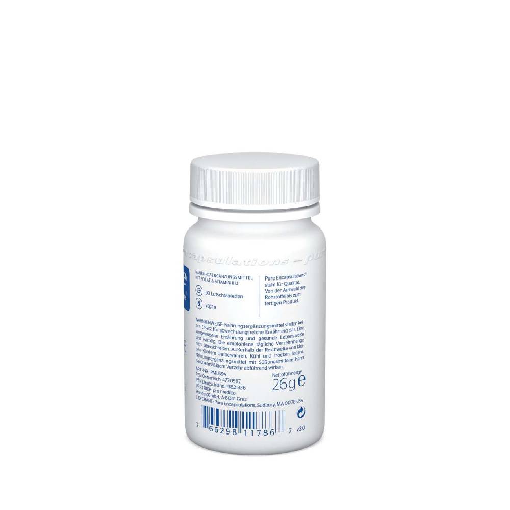 pure-encapsulations Pure Encapsulations B12 Folate - Methylcobalamin Lozenges Clearance-Verkauf