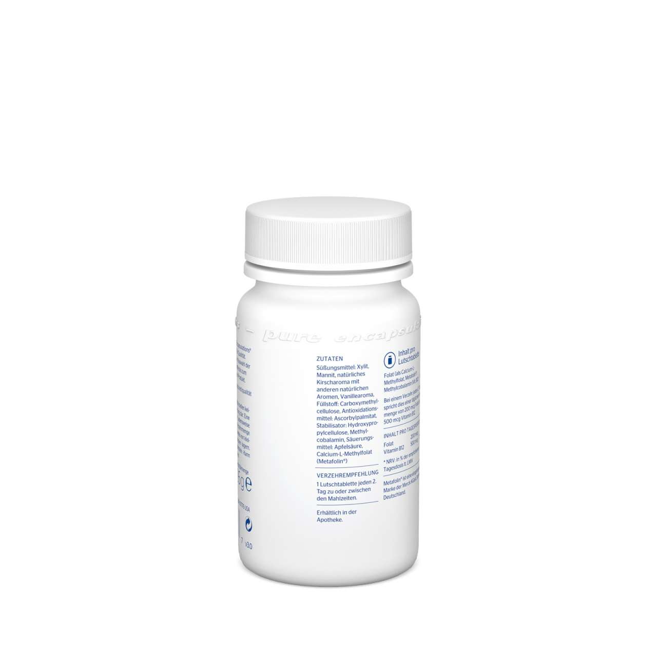 pure-encapsulations Pure Encapsulations B12 Folate - Methylcobalamin Lozenges Clearance-Verkauf