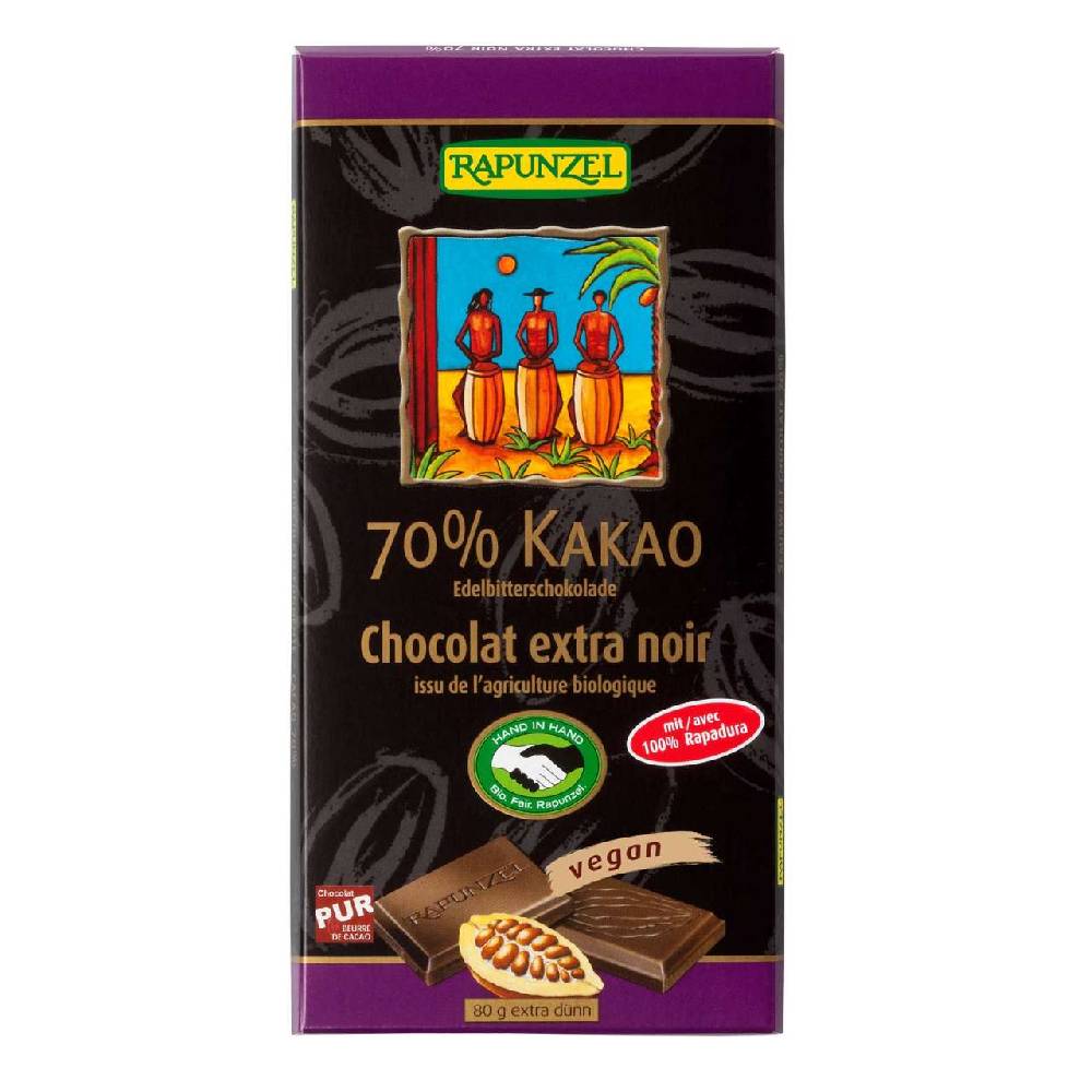 rapunzel Dark Chocolate (70% Cocoa) Limitierter Zeitrabatt