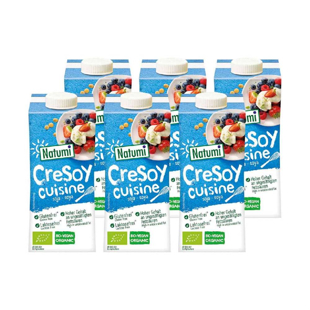 natumi CreSoy Soy Cream Substitute (6 x 200 ml) Preisnachlass