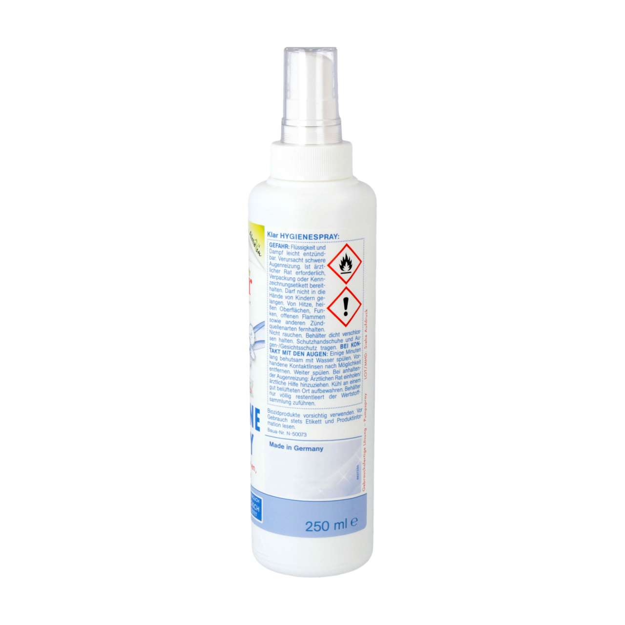 klar Disinfection spray without fragrances - Disinfection on the move Lagerräumung
