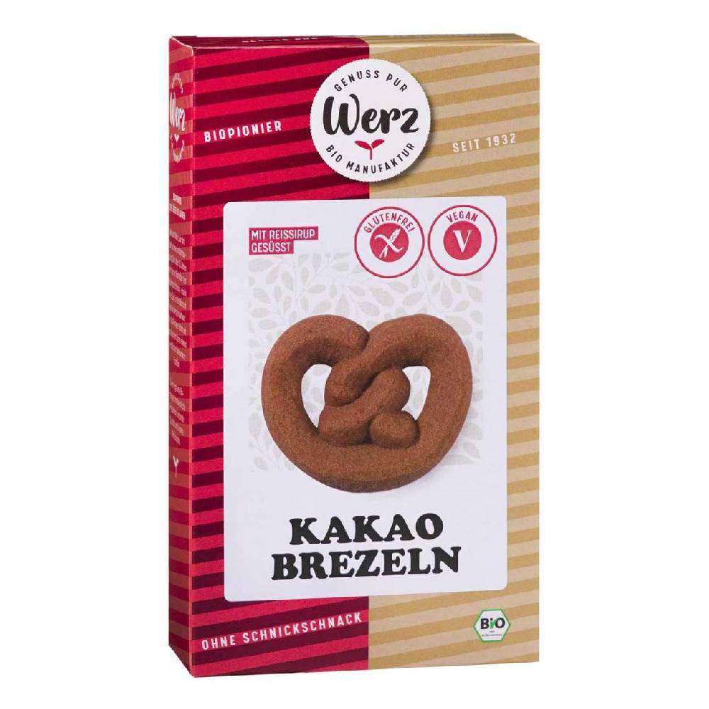 werz Rice Chocolate Pretzel Biscuits