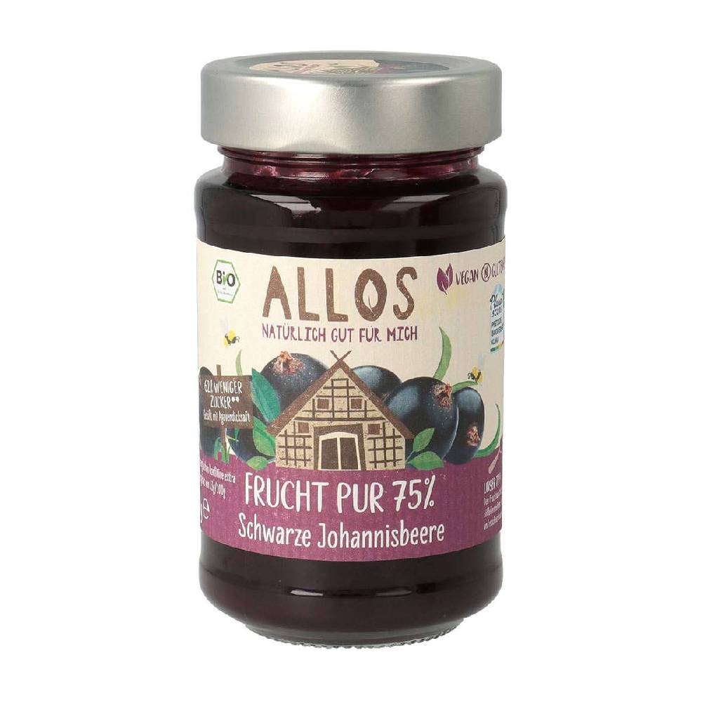 allos Buy Allos Fruit Pure Black Currant Fruit Spread Letzter Tag