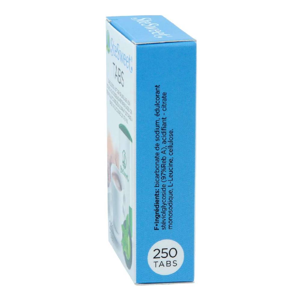 stesweet Stevia Tabs in a dispenser, 250 tablets Limitierter Zeitrabatt