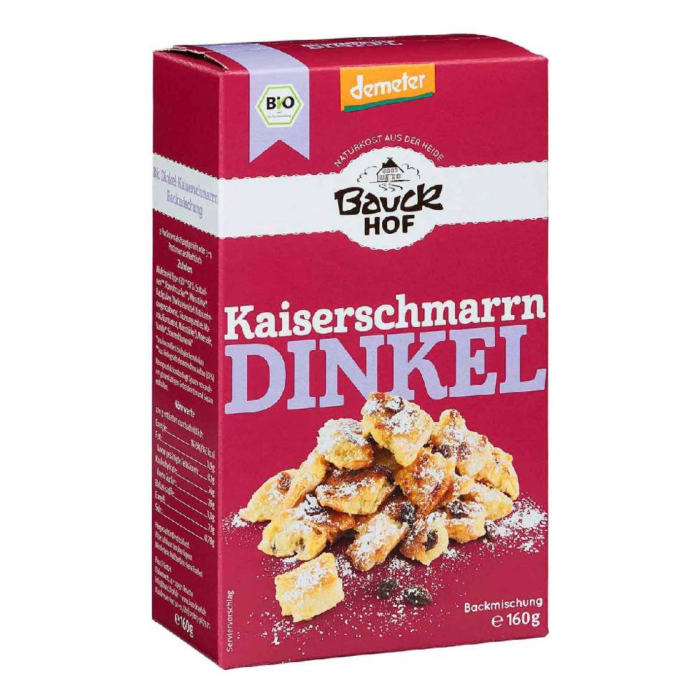 bauckhof Kaiserschmarrn Spelt (pancake with raisin) Jubiläumsangebot