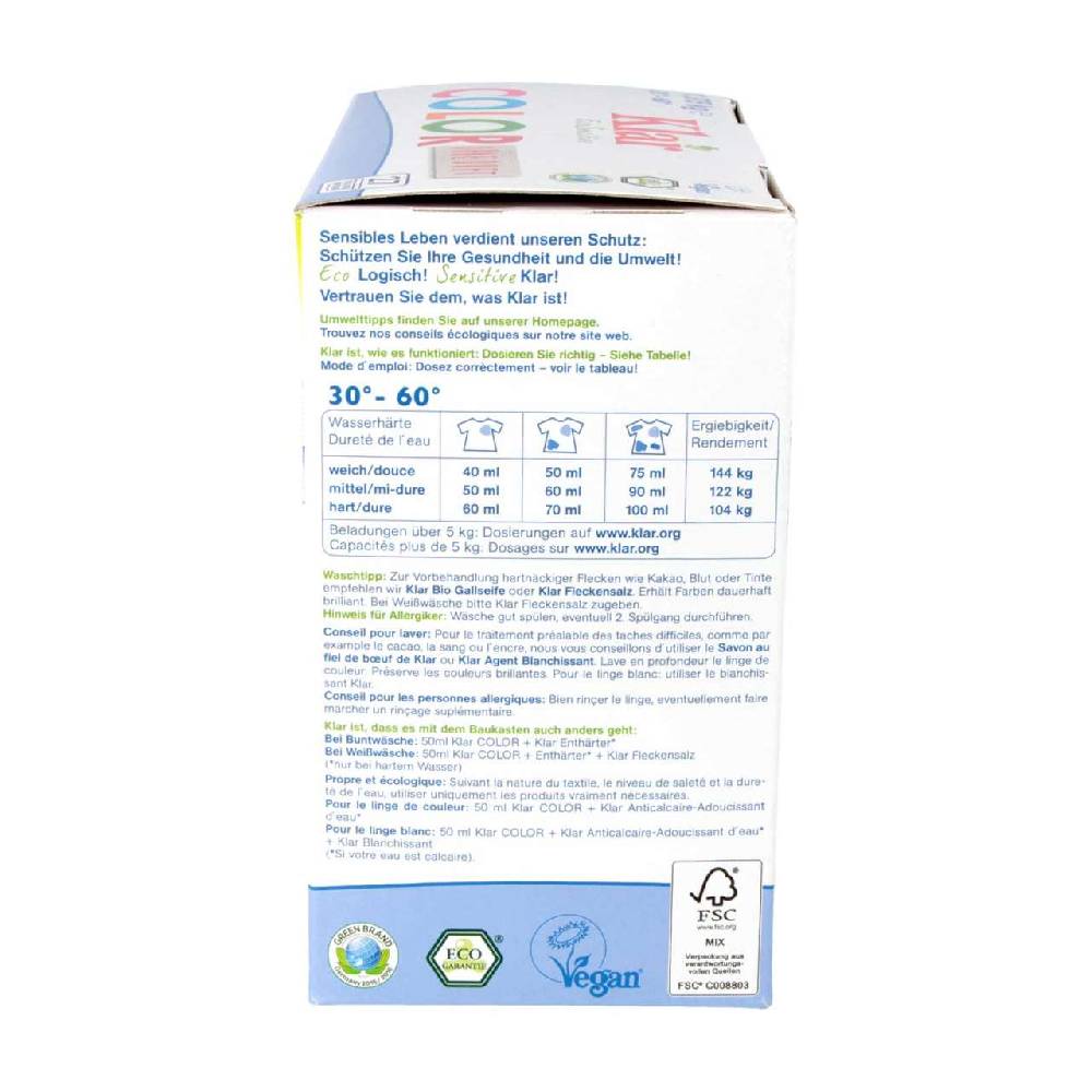 klar Klar Laundry Detergent Fragrance Free Tiefpreis