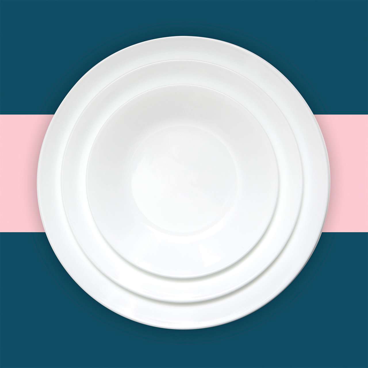 corelle Small plate white with wave edge Verkauf