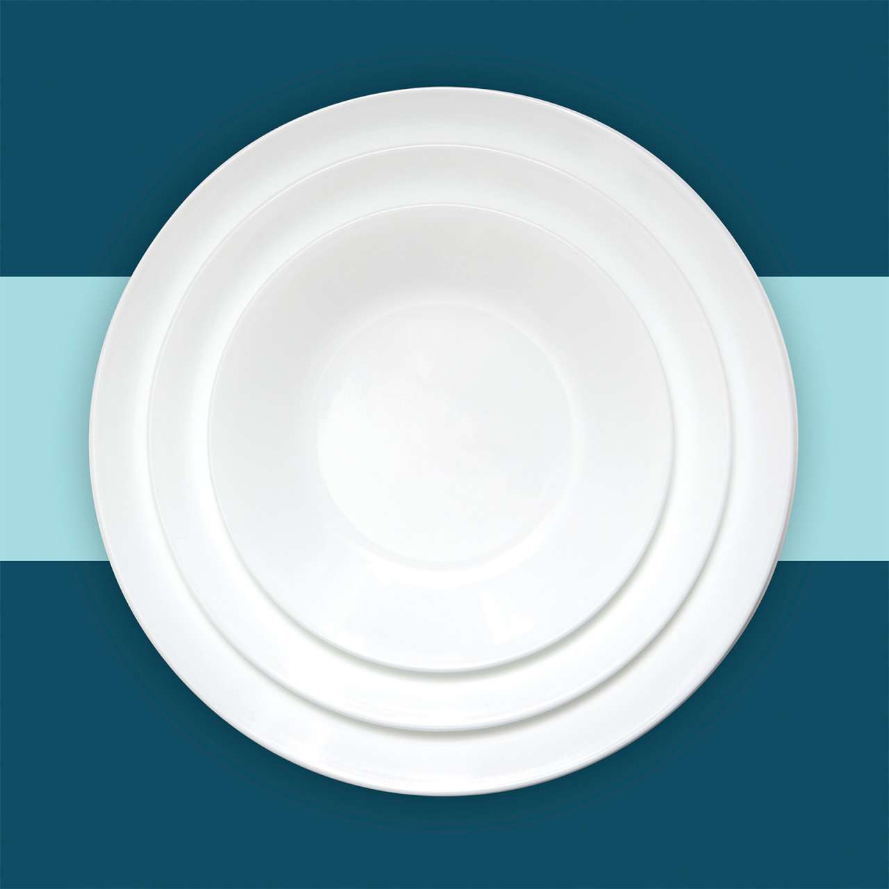 corelle Small plate white with wave edge Verkauf