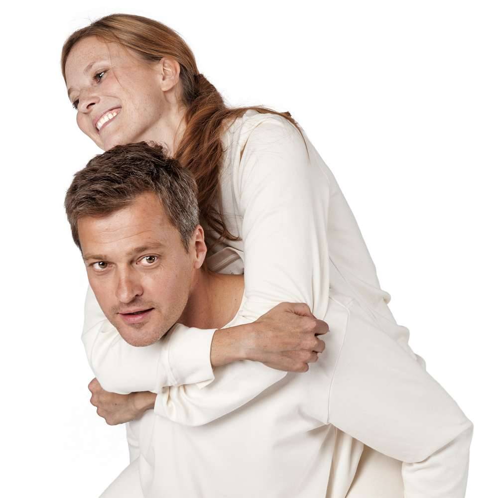 living-crafts Women's pajamas with organic cotton interlock cuffs keep you warm Blitzverkäufe