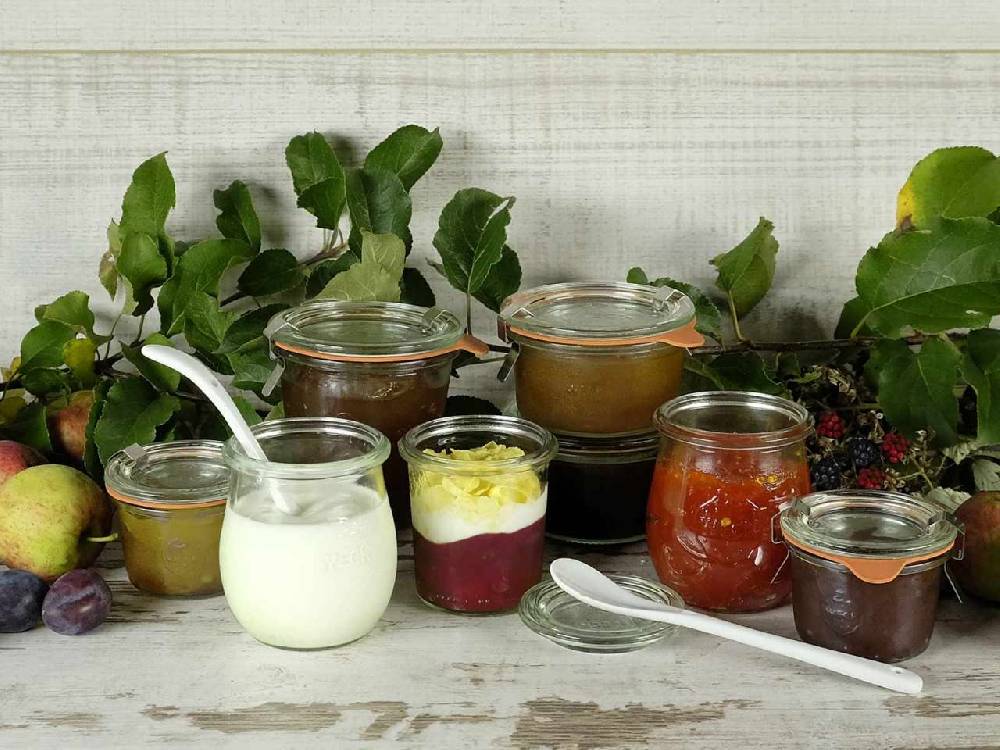 weck WECK tumblers with lid 3/4 litre in a 6 piece economy pack Versandkostenfrei