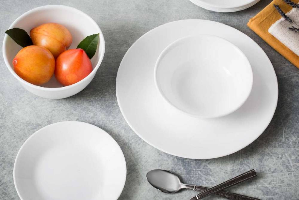 corelle Corelle glass cake plate - white, scratch and heat resistant up to 176° C Exklusive Angebote