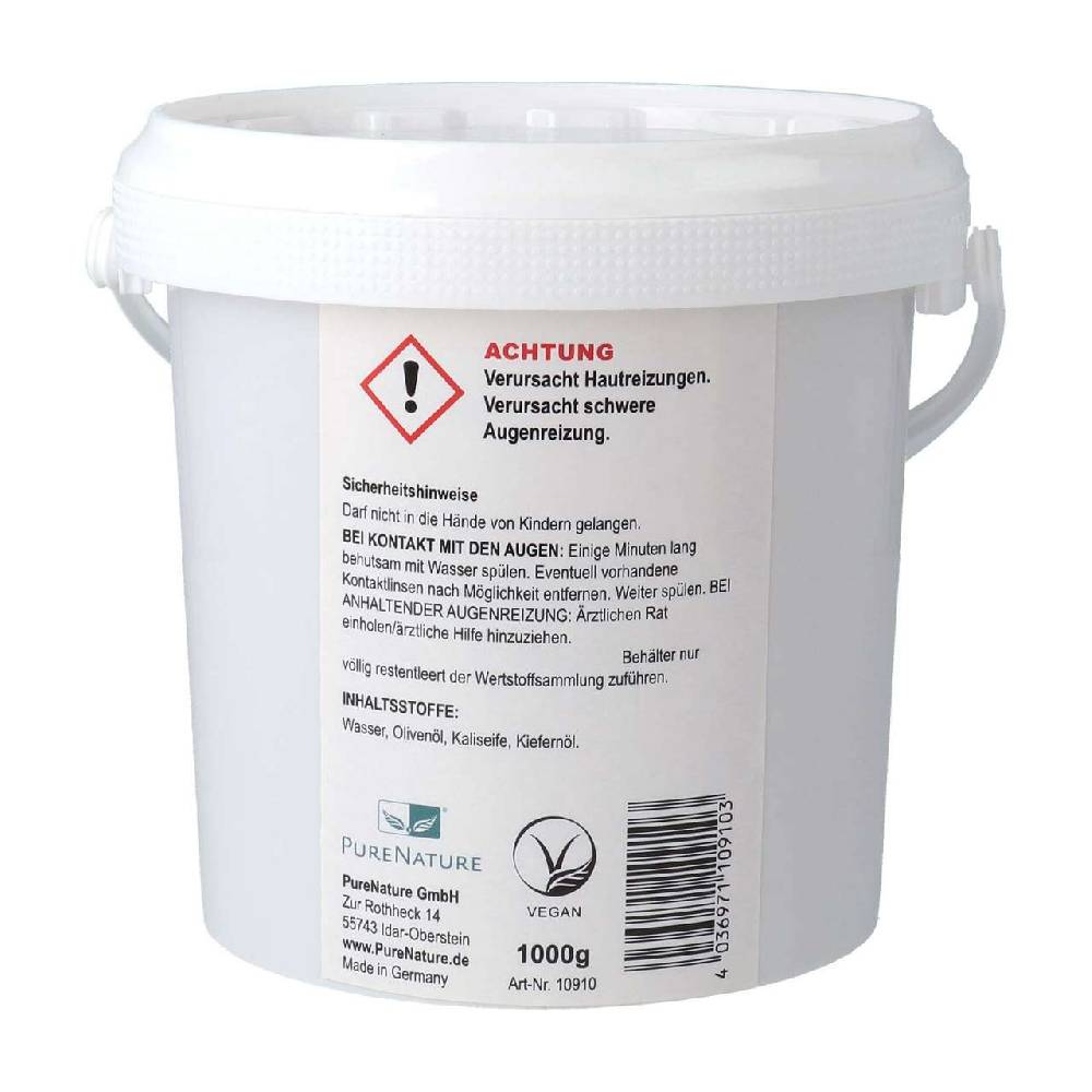 purenature PureNature soft soap solid - from olive oil without fragrance Begrenzte Freigabe
